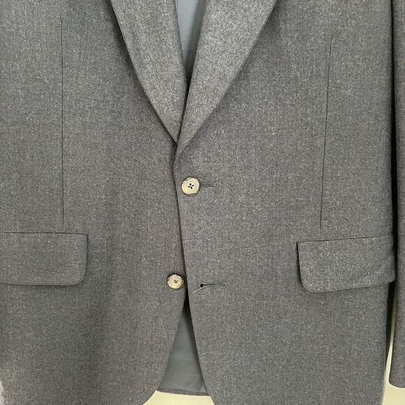 Allen Solly Men's Wool Sport Jacket Blazer Navy 44, Made In England - Picture 3 of 9